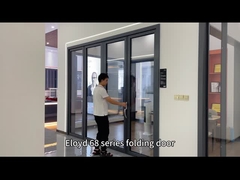 Aluminium tweevoudige deuren Klaagglas deuren