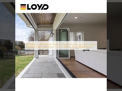 Promotie Groothandel Patio Buiten Aluminium Deur Glas Klaagmuur Aluminium Hoek Zware Bifold Door
